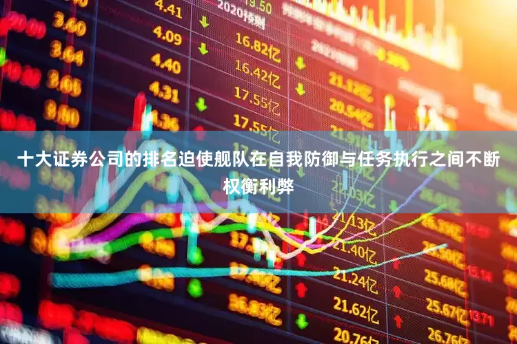 十大证券公司的排名迫使舰队在自我防御与任务执行之间不断权衡利弊